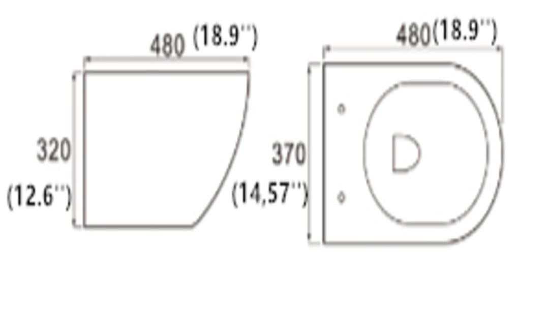 Combo set- Wall hung toilet Dual Flush completed Cistern Tank Carrier , Bowl and Actuator Plate Completed Set