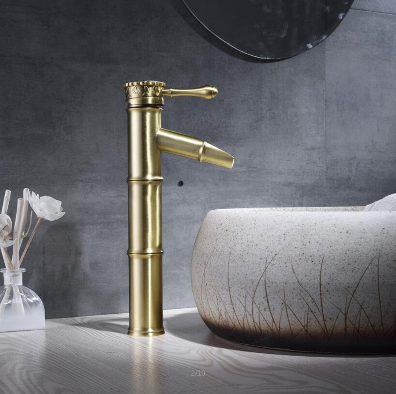 Bamboo Tall Vessel faucet