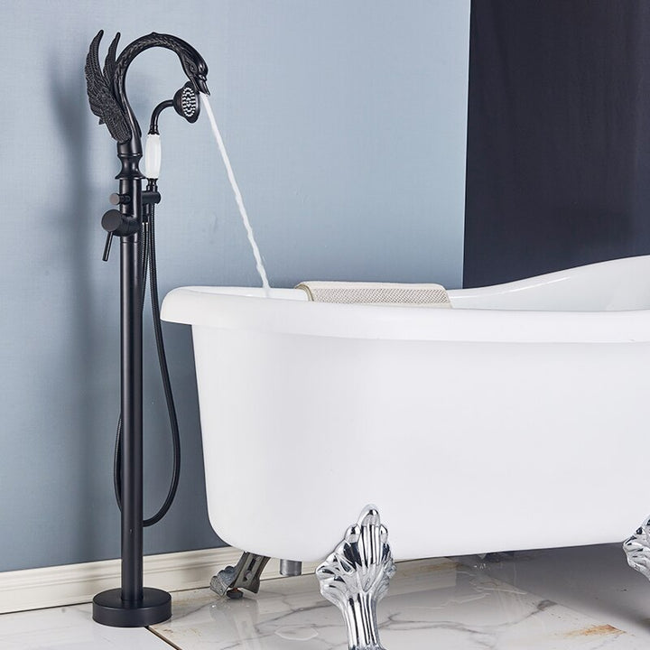 Swan freestanding tub filler faucet