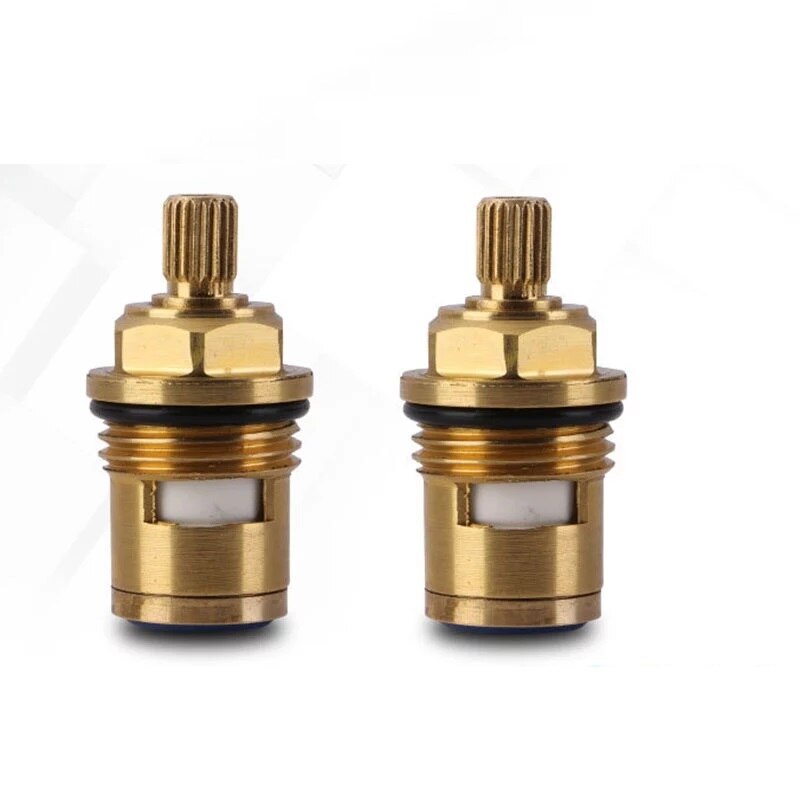 45mm Brass Faucet Cartridge Tap Parts Valve Part Water Tap Valve Single Cold Water Faucet Repair Parts 1012D