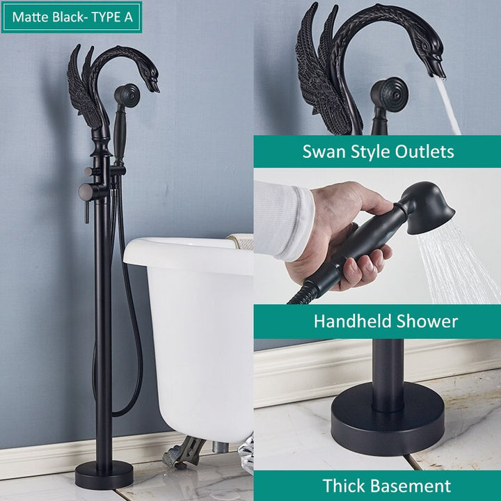 Swan freestanding tub filler faucet