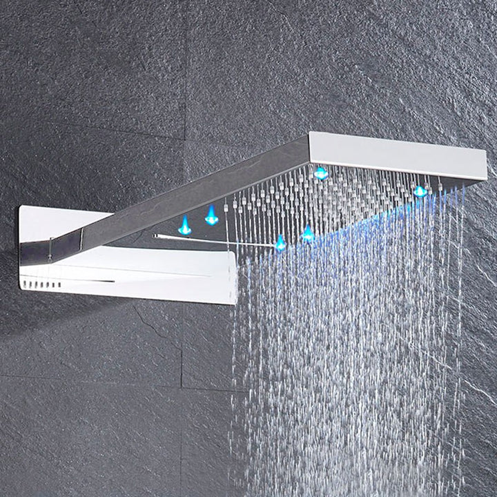 Waterfall 2 way rain shower head