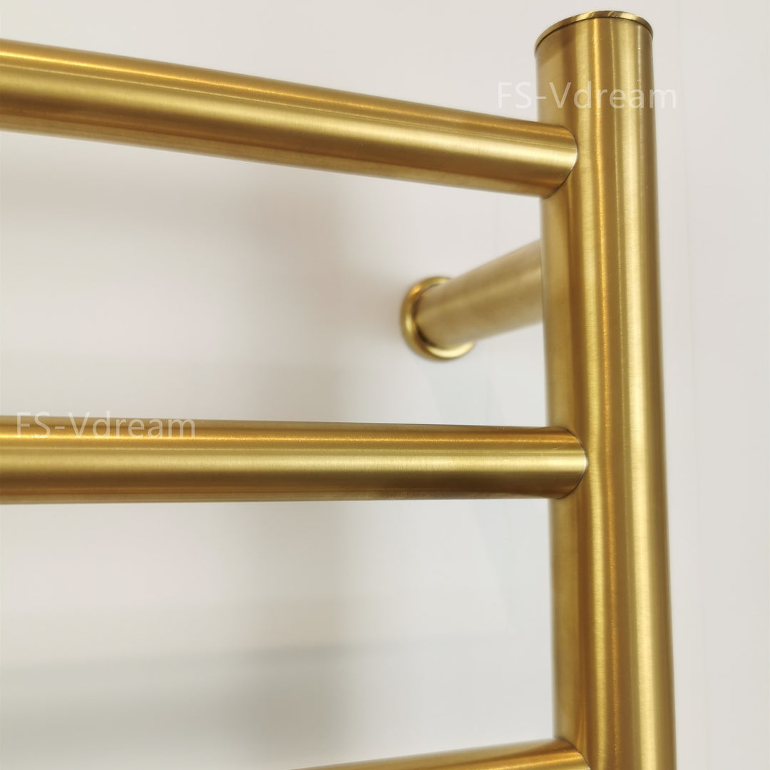 Brushed gold prgramable towel warmer 20"x30"H