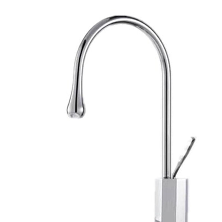 Octagon Tear Drop Tall Vessel Faucet