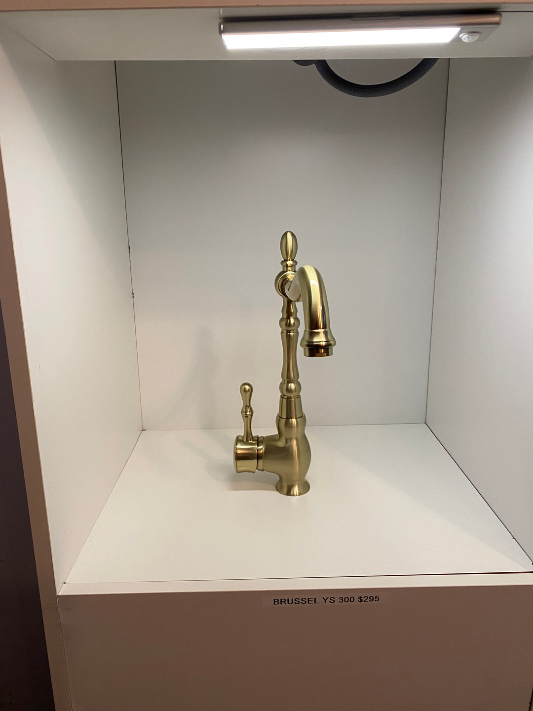 brushed gold victorian bar faucet