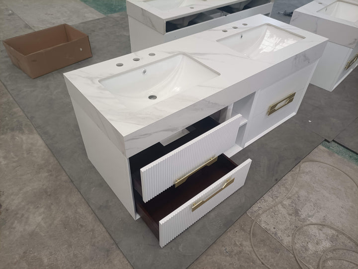 Sienna-Bathroom Vanity completed Set with LED Mirror included