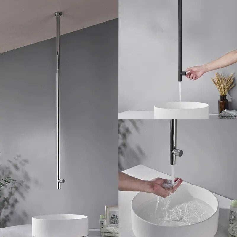 Salvatori Pipe - Ceiling Mount Bathroom Faucet