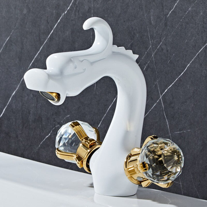 Dragon single hole Tall Vessel and short bathroom faucet