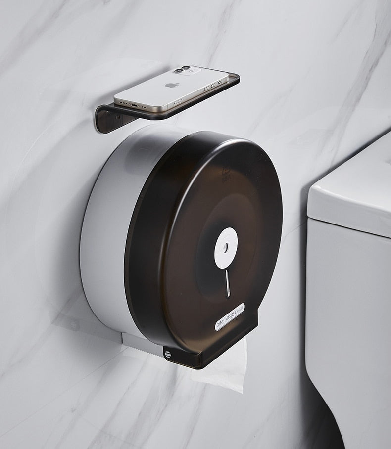 Commerical toilet tissue holder roller