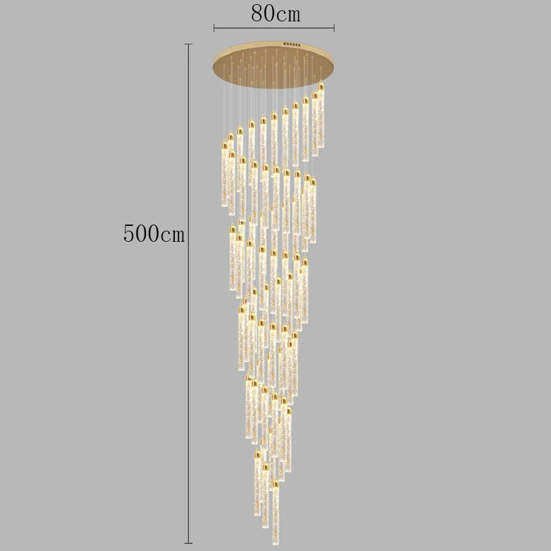 Nordic home decoration, stair chandelier, living room bedroom and dining room Pendant lights, ceiling light, indoor lighting