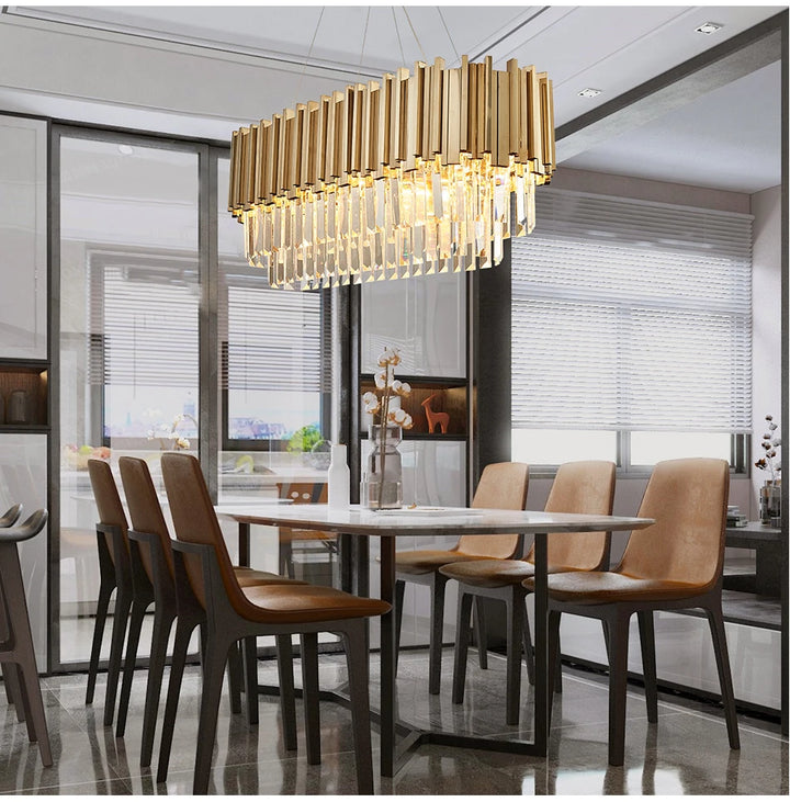 Nordic Restaurant Crystal E14 Ceiling Chandelier Bright Living Room Hotel Modern Home Decoration LED Lighting Chandelier