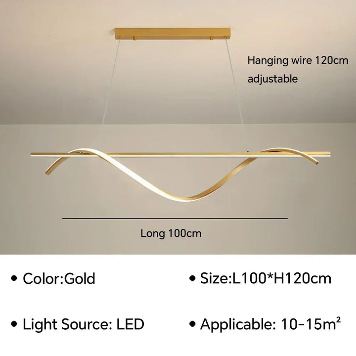 Modern LED Pendant Lamp For Living Dining Room Office Bedroom Kitchen Ceiling Chandelier Indoor Home Decoration Lighting Fixture