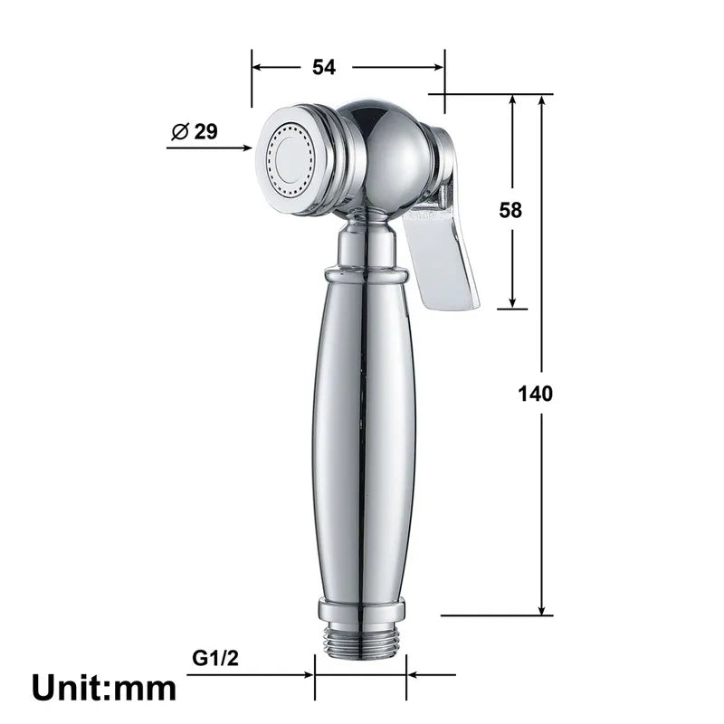 Hand held bidet sprayer