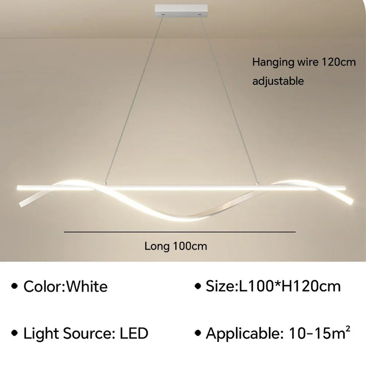 Modern LED Pendant Lamp For Living Dining Room Office Bedroom Kitchen Ceiling Chandelier Indoor Home Decoration Lighting Fixture