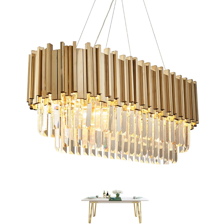 Nordic Restaurant Crystal E14 Ceiling Chandelier Bright Living Room Hotel Modern Home Decoration LED Lighting Chandelier