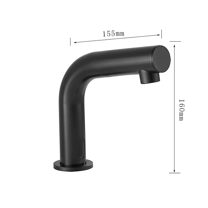 Armatiz- Black Matte Commercial Single Hole hot and cold bathroom Sensor Faucet kit