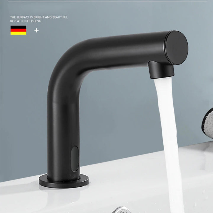 Armatiz- Black Matte Commercial Single Hole hot and cold bathroom Sensor Faucet kit