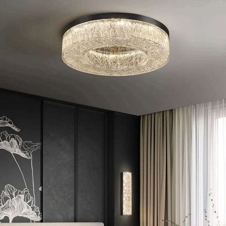 Modern Led  Hanging Crystal Chandelier Hotel Restaurant K9  Lamp Living Room  Home Lighting Home Appliance  Decoration Lampshade