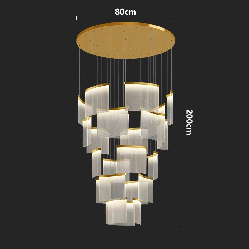 Nordic home decor dining room Pendant lamp lights indoor lighting stair lamp hanging light chandelier lamps for living room