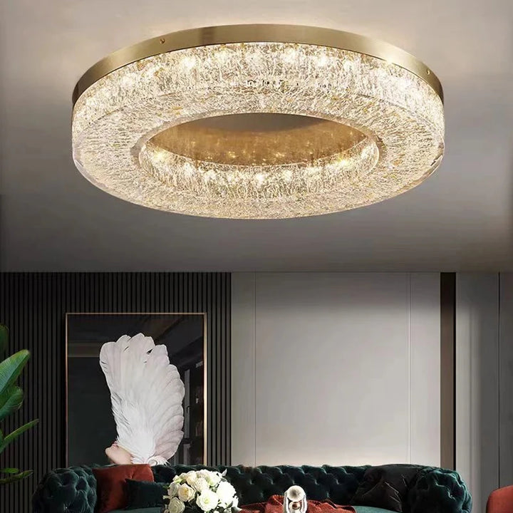 Modern Led  Hanging Crystal Chandelier Hotel Restaurant K9  Lamp Living Room  Home Lighting Home Appliance  Decoration Lampshade