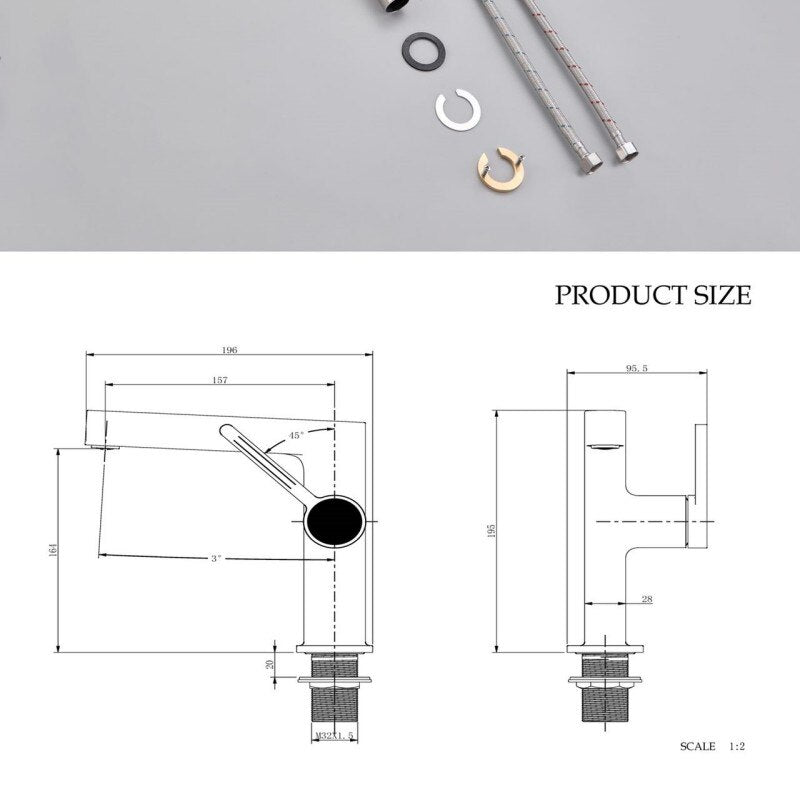 Circo-Single hole bathroom faucet