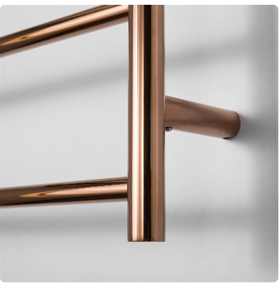 Rose gold polished Hotel Design Electric Hardwire Towel warmer CSA 24"x 32" x 10"