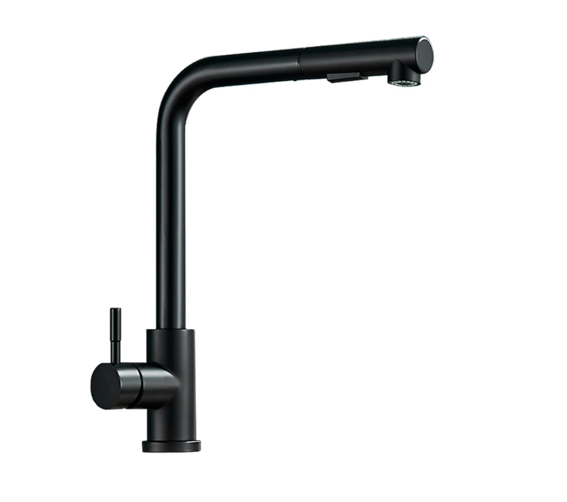 Laundry Black pull out faucet