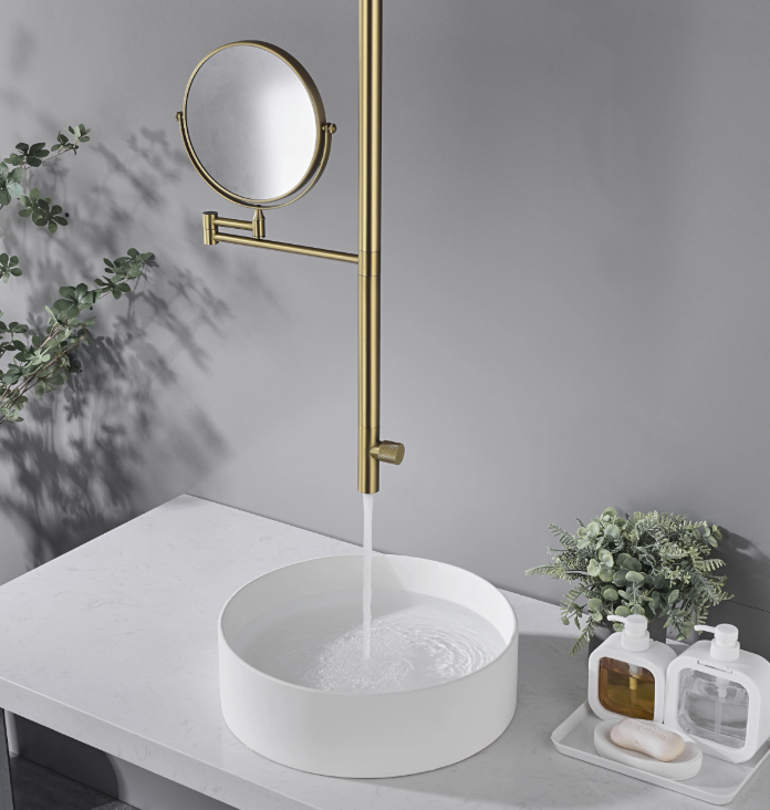 Thor-Nordic design Ceiling Mount Bathroom Faucet with Mirror