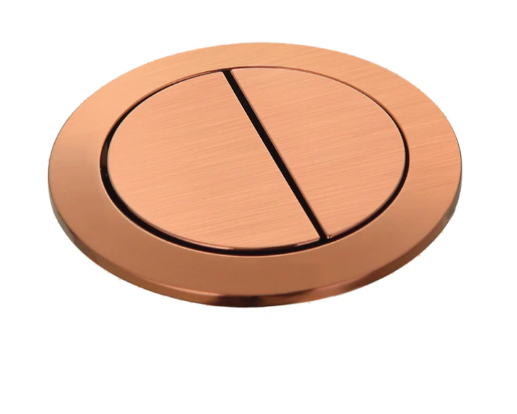 Brushed gold-Rose Gold-Black-Gold dual flush toilet button for toilet Sani Canada model 950 and 923