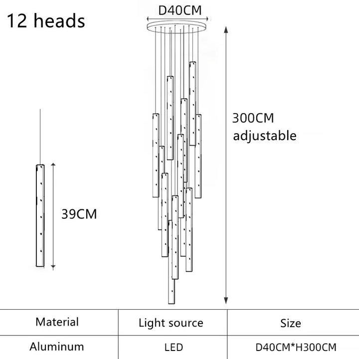 Kitchen dining room Modern LED chandelier Nordic meeting room, living room decoration lighting Kitchen Island home hanging light