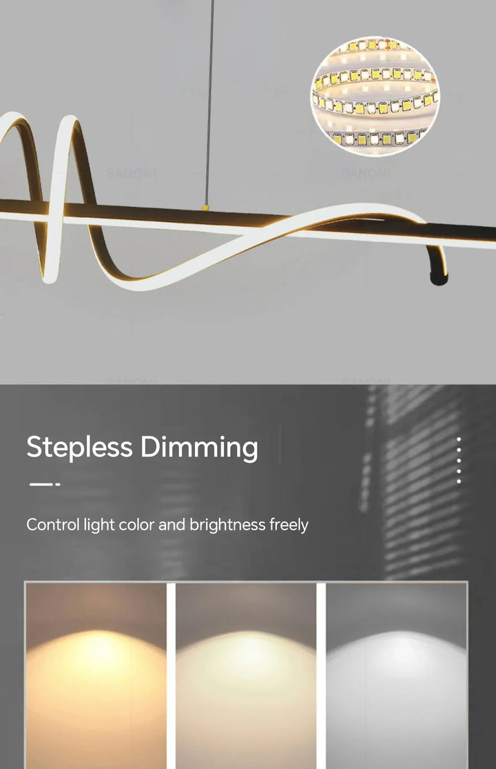 Modern LED Pendant Lamp For Living Dining Room Office Bedroom Kitchen Ceiling Chandelier Indoor Home Decoration Lighting Fixture