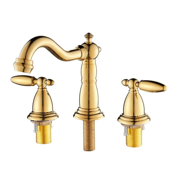 Victorian antique 8" inch widespread bathroom faucet