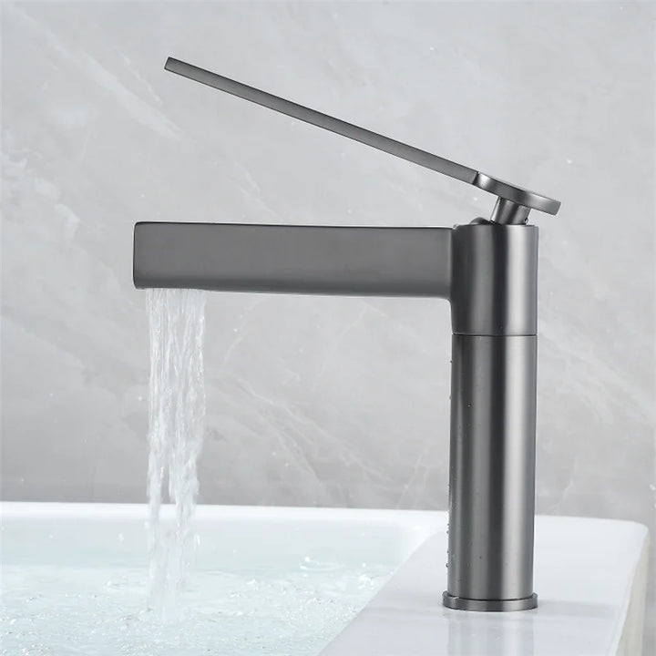 Audermar- Tall and short single hole bathroom faucet