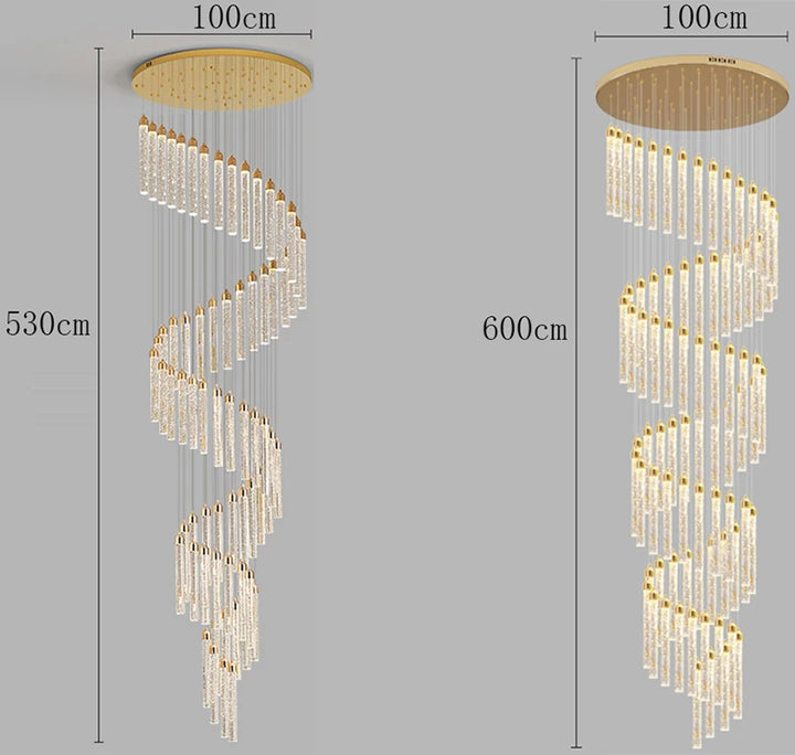 Nordic home decoration, stair chandelier, living room bedroom and dining room Pendant lights, ceiling light, indoor lighting