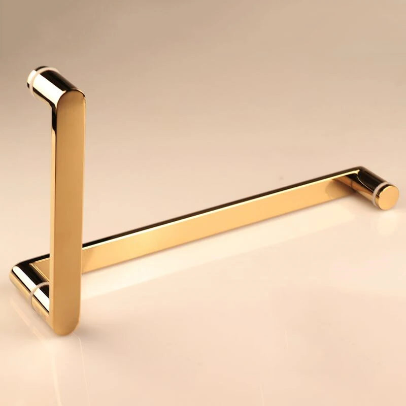 L square shape angle door and towel bar shower glass door 8mm to 12mm