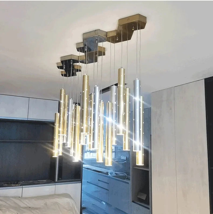 Kitchen dining room Modern LED chandelier Nordic meeting room, living room decoration lighting Kitchen Island home hanging light