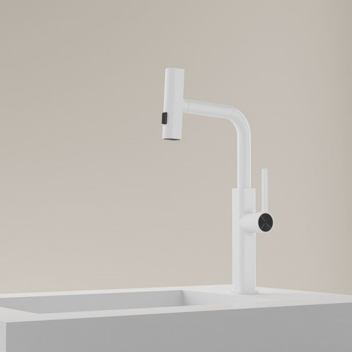 New Nordic design 2023 white kitchen faucet