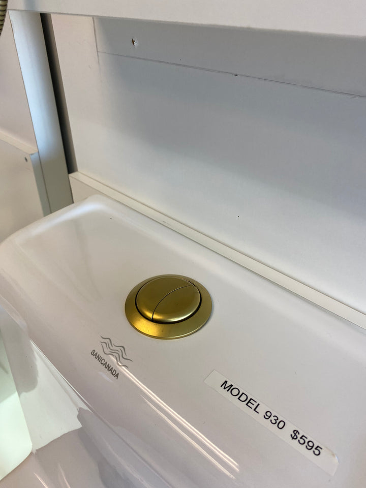 Brushed gold dual toilet flush buttom for toilet 930