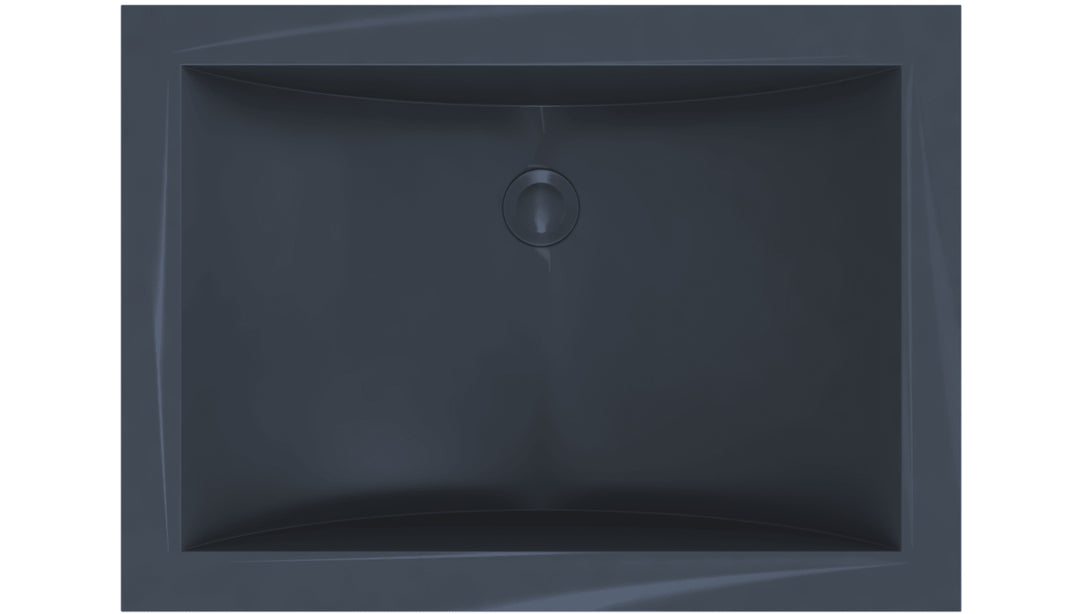 Commercial grade 16 gauge-Brushed Gold -Matte Black  Rectangular Stainless Steel Undermount Bathroom sink