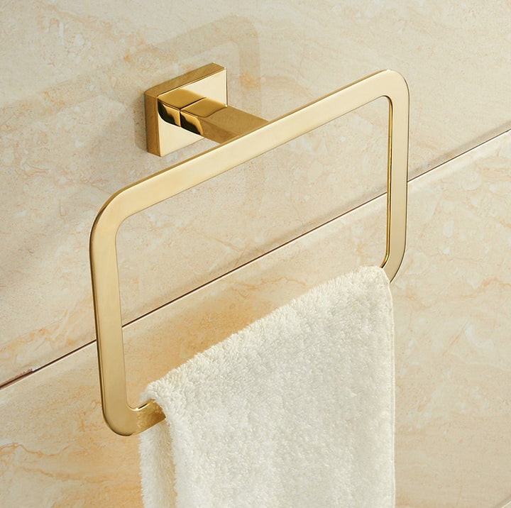 Gold polish PVD Platted Bathroom Accessories