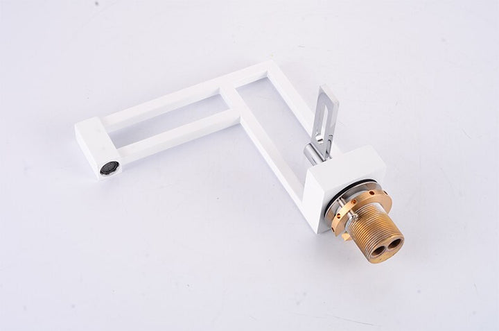 JERICO 941- Brushed gold-white-black  single hole bathroom faucet