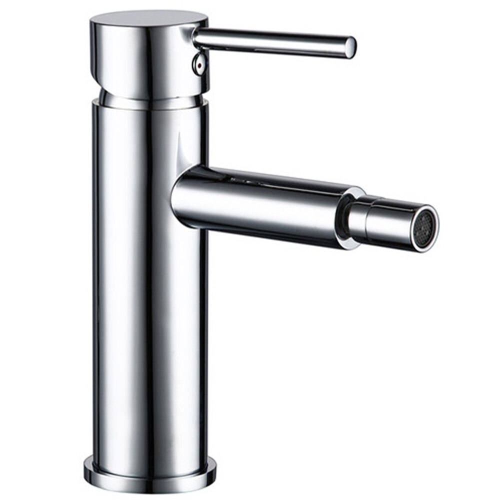 Square European single hole bidet faucet