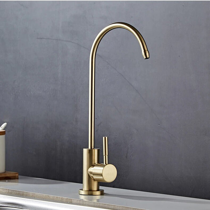 Brushed gold- Black- Brushed nickel  water filter faucet