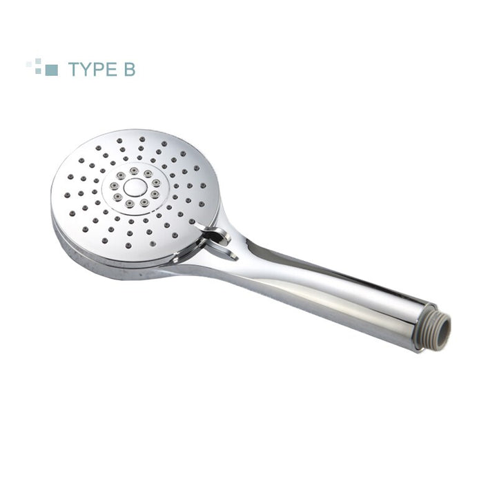 Chrome round hand shower sprays