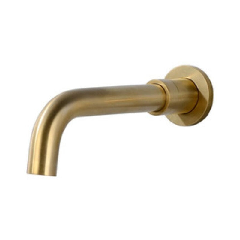 Black-Brushed Gold-Chrome-Grey Gun Round Tub Spout