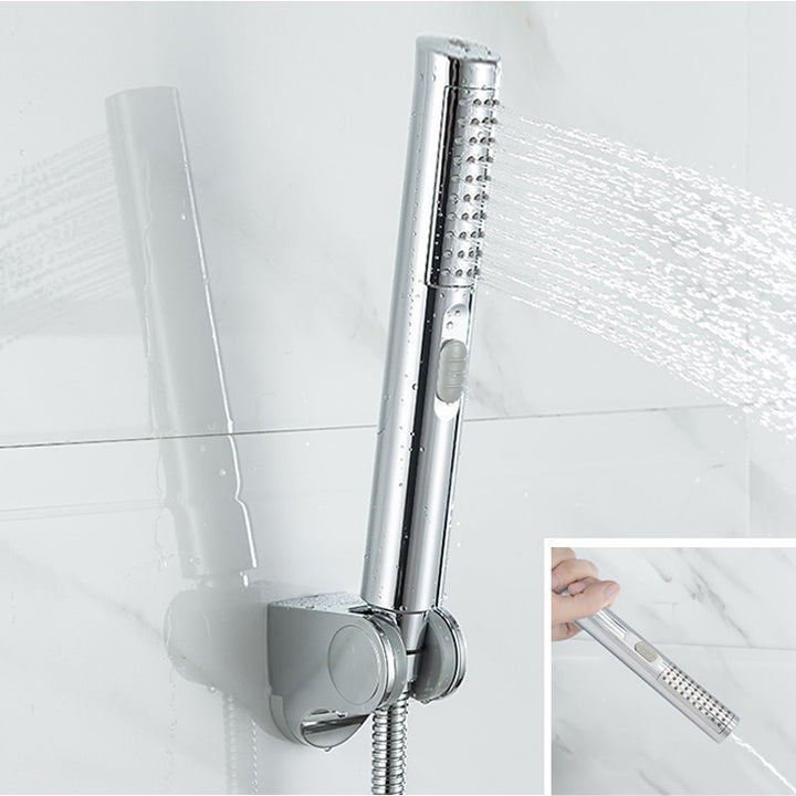 Chrome round hand shower sprays