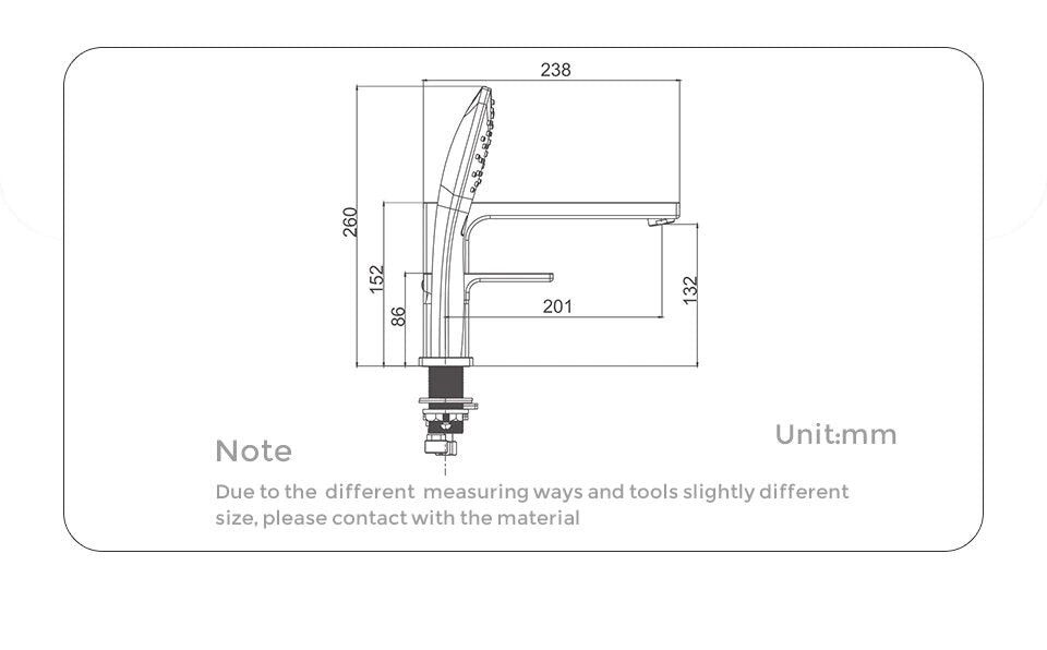 White deckmount bathtub filler faucet kit