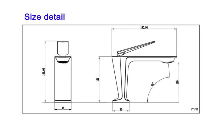 SIG-Nordic design single hole bathroom faucet model # SANI-M573