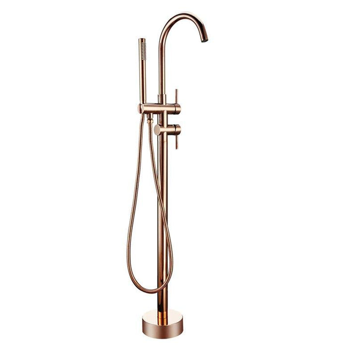 Copper satin Freestanding Bathtub Filler faucet