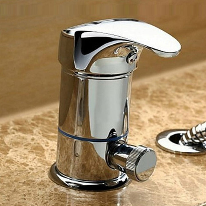 Chrome Waterfall 3 holes Bathtub filler faucet set